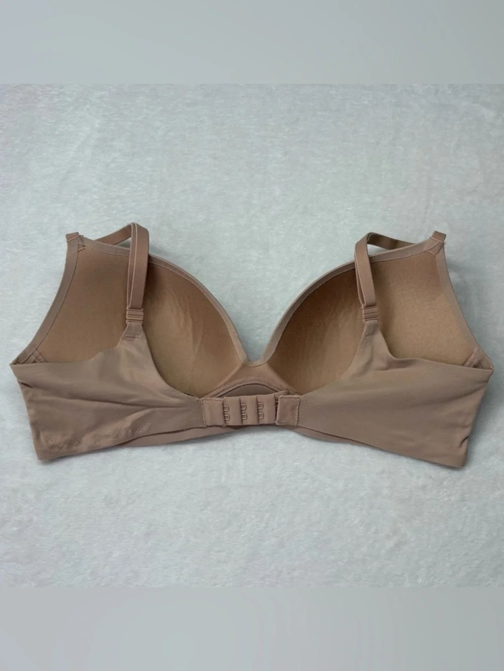 Victorias Secret 34C Incredible Padded No Wire Bra Beige Nude Wireless - Picture 3 of 10